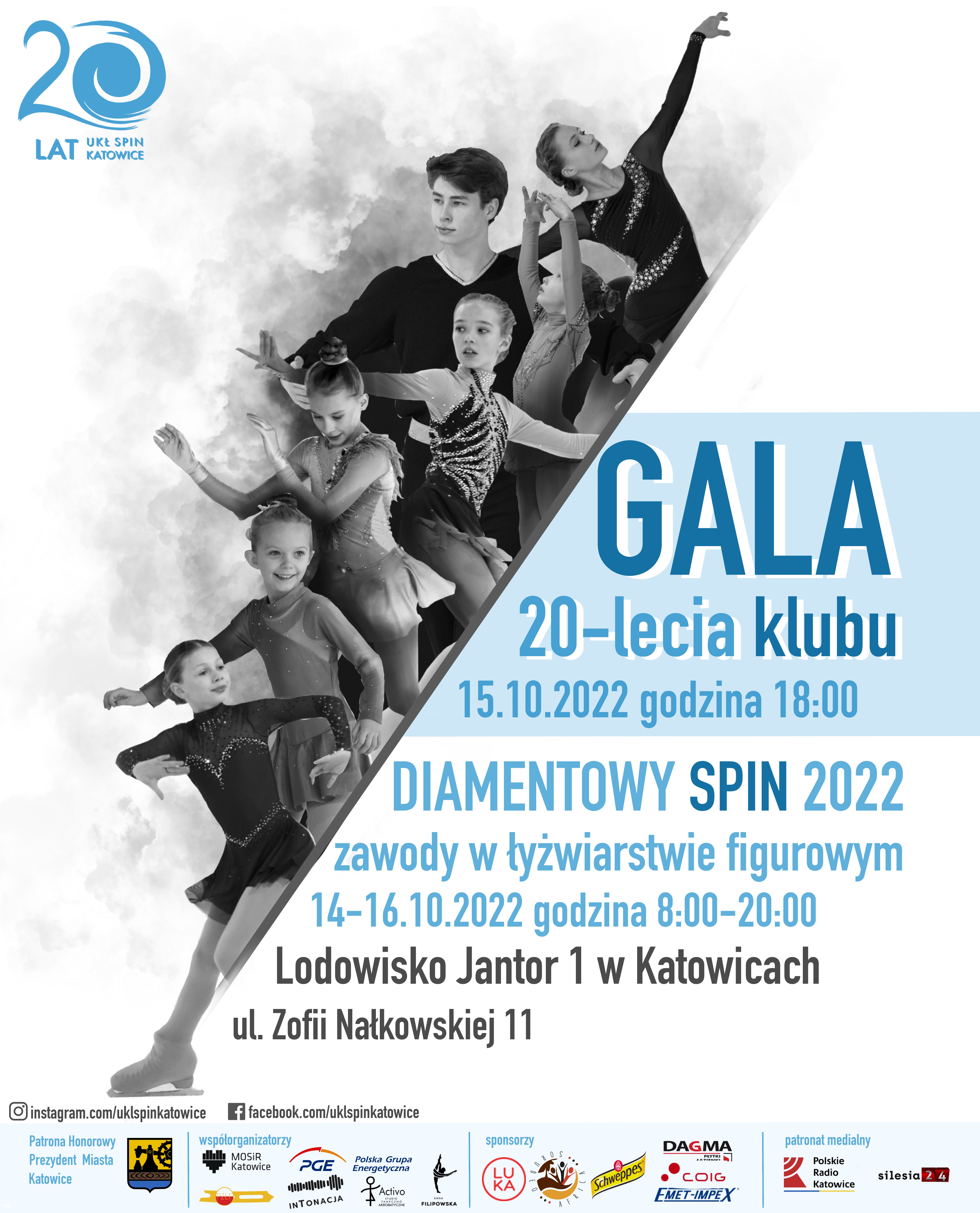 Diamentowy Spin 2022 oraz 20-lecie klubu UKŁ SPIN Katowice