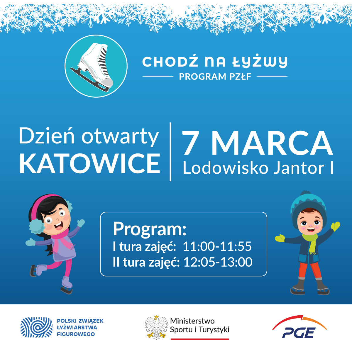 Katowice w poszukiwaniu młodych talentów. Program Chodź na Łyżwy znów zaprasza na dni otwarte
